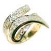 Anel em ouro amarelo e branco 18k