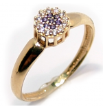 Anel em ouro 18k com zirconia - 2ANZ0049 Anel em ouro 18k com zirconia - 2ANZ0049