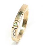 Anel ABC em ouro 18k Infantil - Pedra semi preciosa - 2APS0048 Anel ABC em ouro 18k Infantil - Pedra semi preciosa - 2APS0048