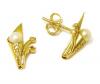 Brinco em ouro 18k feminino com pérolas e brilhantes Brinco em ouro 18k feminino com pérolas e brilhantes