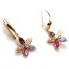 Brinco em ouro 18k com pedras