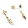 Brinco em ouro amarelo 18k