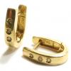 Brinco em ouro 18k com brilhantes