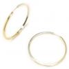 Argola africana em ouro 18k feminina - dupla face - 2BRO0105