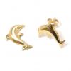 Brinco em ouro 18k feminino - Golfinho Brinco em ouro 18k feminino - Golfinho