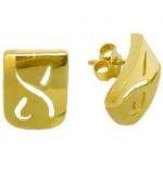 Brinco em ouro 18k feminino Brinco em ouro 18k feminino
