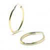 Argola africana em ouro 18k
