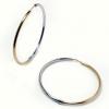 Argola africana em ouro 18k - dupla face