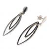 Brinco em ouro branco 18k