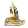 Brinco de ouro amarelo 18k - Fecho alavanca