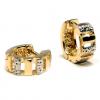 Brinco de ouro amarelo 18k - Fecho alavanca