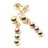 Brinco infantil em ouro amarelo e branco 18k