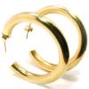 Argola Africana em ouro amarelo 18k