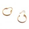 Argola africana infantil em ouro 18k