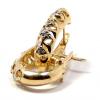 Brinco em ouro amarelo 18k - Fecho alavanca