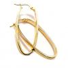 Africana em ouro 18k - oval