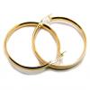 Africana em ouro 18k - Redonda