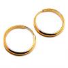 Argola africana de ouro amarelo 18k