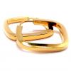 Africana em ouro 18k - Quadrada