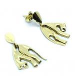 Brinco em ouro 18k - Pantera - 2BRO1032 Brinco em ouro 18k - Pantera - 2BRO1032