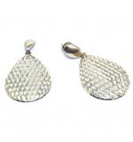 Brinco em ouro amarelo 18k - Gota filigrana - 2BRO1060 Brinco em ouro amarelo 18k - Gota filigrana - 2BRO1060