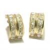 Brinco em ouro 18k feminino com zirconia Brinco em ouro 18k feminino com zirconia