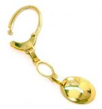 Chaveiro de ouro amarelo 18k Chaveiro de ouro amarelo 18k