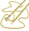 Cordão de ouro 18k - Tipo corda - Feminino - 45 cm Cordão de ouro 18k - Tipo corda - Feminino - 45 cm