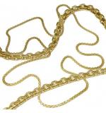 Colar em ouro amarelo 18k - Esteira - 60 cm Colar em ouro amarelo 18k - Esteira - 60 cm