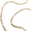 Cord�o de ouro 18k - Groumette 3x1 - 60 cm