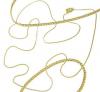 Corrente de ouro amarelo 18k - Groumette - 60 cm