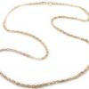 Corrente em ouro 18k - Tres fios transados - 40 cm