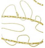 Corrente de ouro amarelo 18k - Elo retangular 60 cm - 2CLO0127 Corrente de ouro amarelo 18k - Elo retangular 60 cm - 2CLO0127