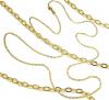 Correntes em ouro amarelo 18k - Elos lapidados - 60