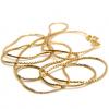 Colar em ouro 18k - Rabo de Rato - Feminina - 45 cm Colar em ouro 18k - Rabo de Rato - Feminina - 45 cm