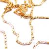 Colar em ouro amarelo 18k - Groumet duplo - 60 cm