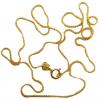 Colar de ouro amarelo 18k - Rabo Raposa - Feminino - 40 cm Colar de ouro amarelo 18k - Rabo Raposa - Feminino - 40 cm