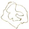 Corrente em ouro 18k - Cadeado achatado - Feminino - 45 cm Corrente em ouro 18k - Cadeado achatado - Feminino - 45 cm