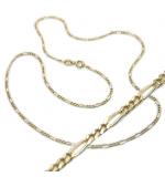 Corrente em ouro amarelo 18k - Groumette 3x1 - Feminina - 45 cm Corrente em ouro amarelo 18k - Groumette 3x1 - Feminina - 45 cm