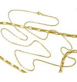 Corrente de ouro amarelo 18k - Elo retangular - Masculina - 60 cm Corrente de ouro amarelo 18k - Elo retangular - Masculina - 60 cm