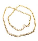 Corrente em ouro amarelo 18k - Elos portugueses - Feminina - 45cm - 2CLO0561 Corrente em ouro amarelo 18k - Elos portugueses - Feminina - 45cm - 2CLO0561