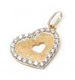 Pingente em ouro 18k com zirconia - Coração (Produto Esgotado) Pingente em ouro 18k com zirconia - Coração (Produto Esgotado)