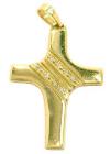 Crucifixo em ouro 18k com brilhantes Crucifixo em ouro 18k com brilhantes