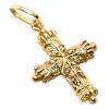 Crucifixo em ouro amarelo 18k com brilhantes - 2CZB0024 Crucifixo em ouro amarelo 18k com brilhantes - 2CZB0024