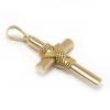 Cruz em ouro amarelo 18k