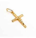 Mini Cruz em ouro amarelo 18k