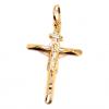 Crucifixo em ouro 18k  - Com imagem