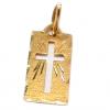 Medalha em ouro amarelo 18k - Vazada forma cruz