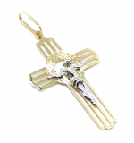 Crucifixo em ouro amarelo 18k - Imagem Crucifixo em ouro amarelo 18k - Imagem