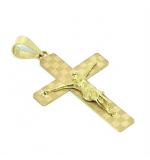 Crucifixo em ouro 18k - Fosca c/imagem Crucifixo em ouro 18k - Fosca c/imagem